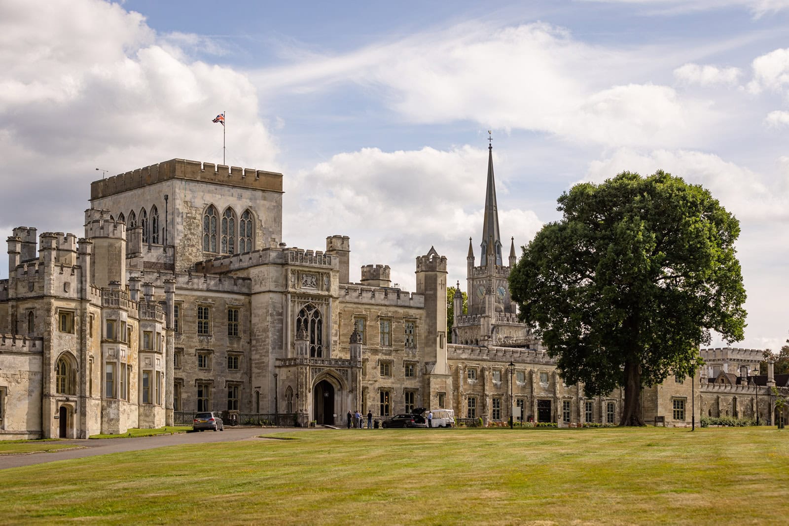 Ashridge House looks grand on a wedding day
