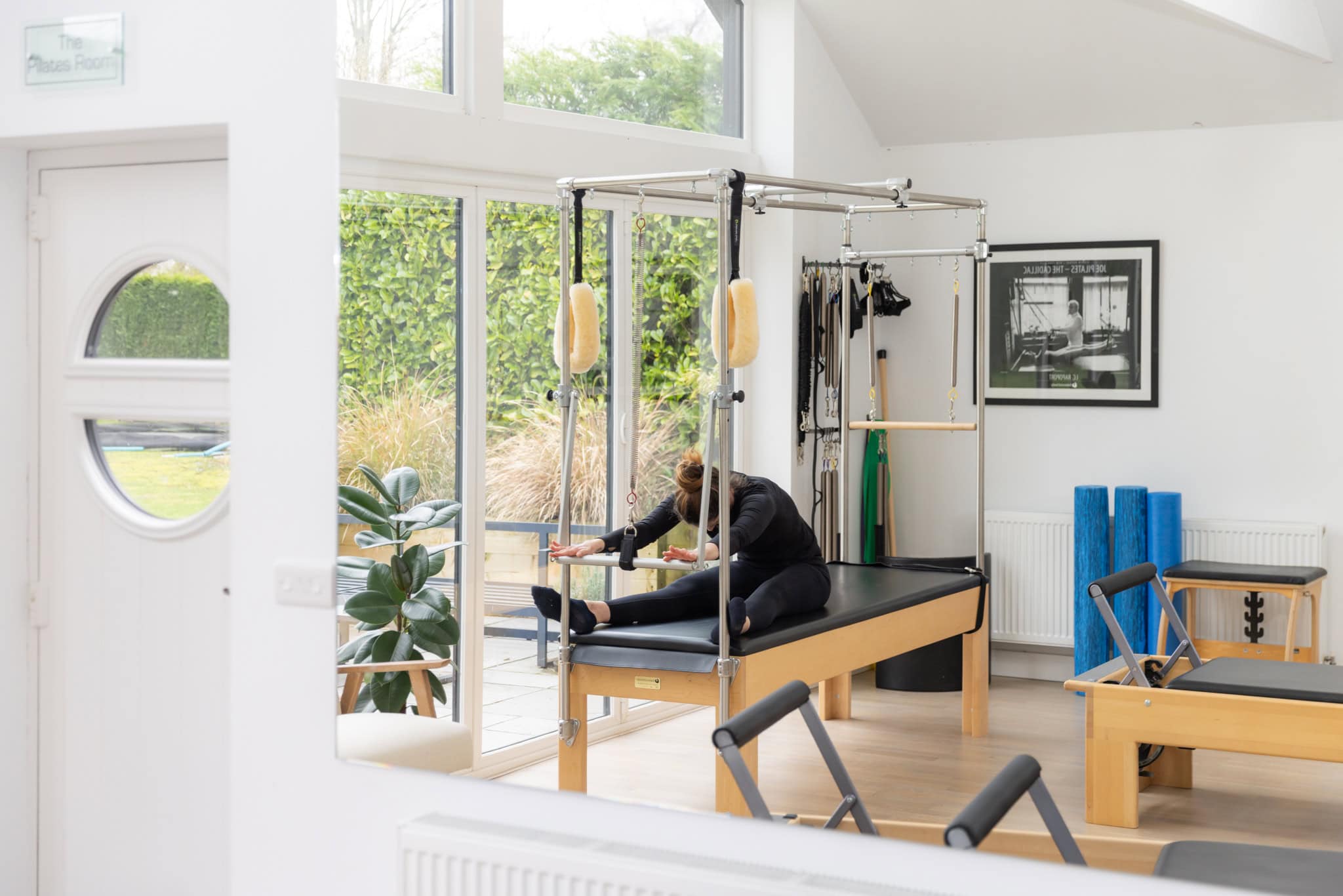 Small business photoshoot at a pilates studio