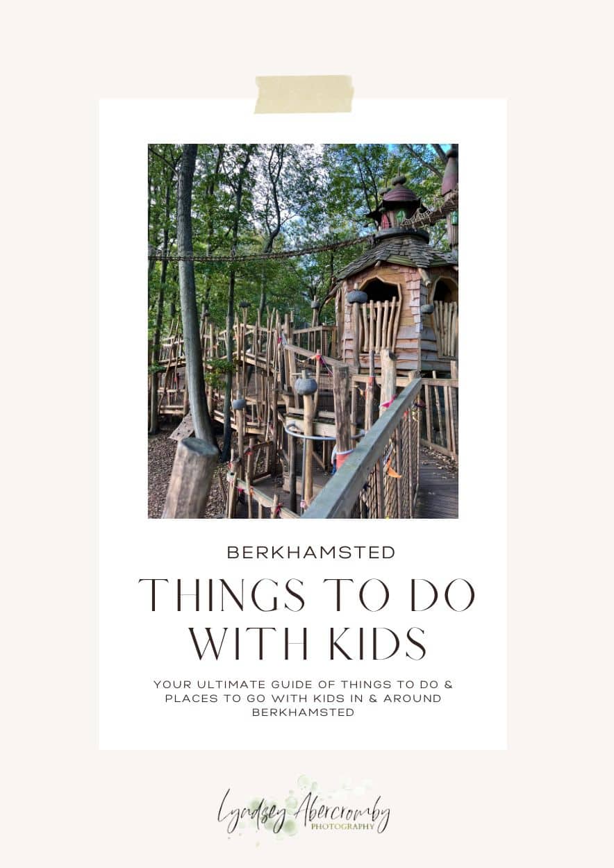 Front cover of the lead magnet 'Things To Do WIth Kids Near Berkhamsted'